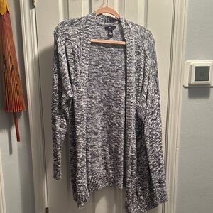 GAP Women's Marled Gray Cardigan